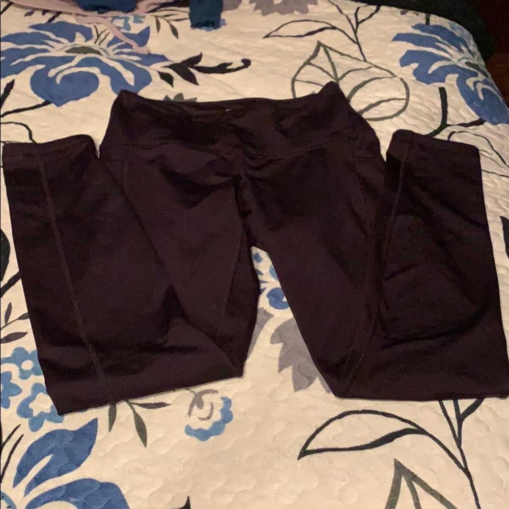 Purple leggings